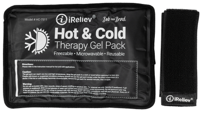 Premium Reusable Hot and Cold Therapy Gel Pack with Securement Straps - The Track and Field Store