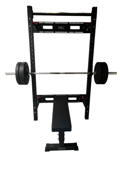 HGL Wall Mounted Foldable Rack - Homegrown Lifting - The Track and Field Store