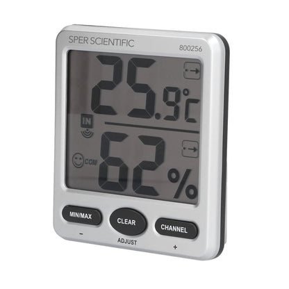 8 Channel Wireless Indoor/Outdoor Humidity and Temperature Monitor Set - Sper Scientific