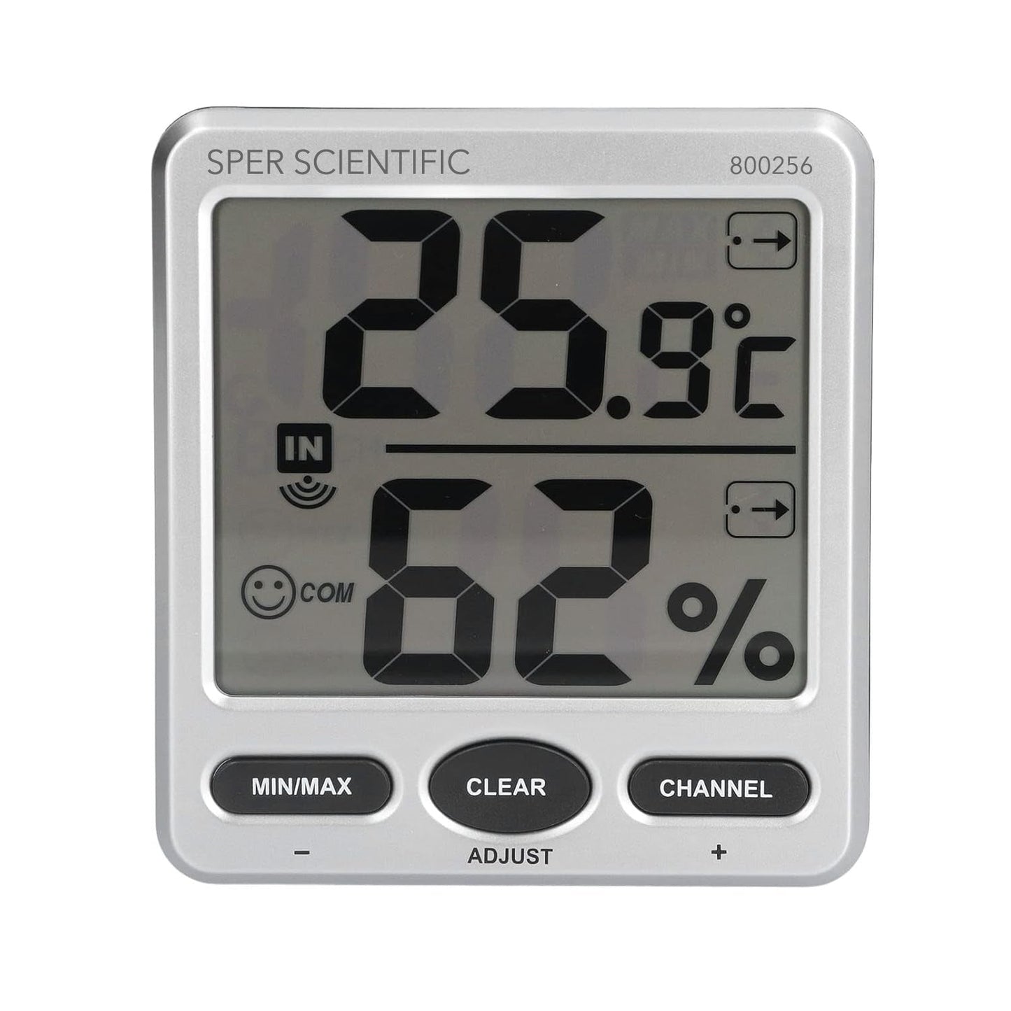 8 Channel Wireless Indoor/Outdoor Humidity and Temperature Monitor Set - Sper Scientific