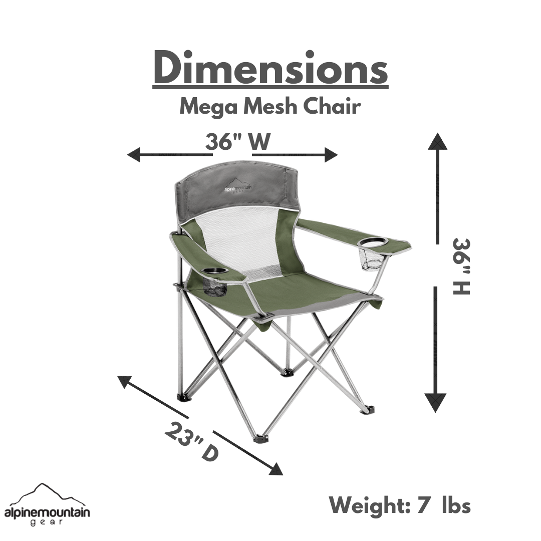 Mega Mesh Chair - Mountain Summit Gear - The Track and Field Store