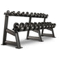 Round Commercial Urethane Dumbbells  (5-50 lb and 5-75 lb Sets)