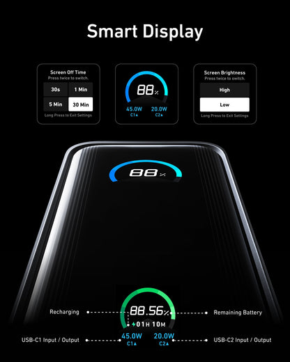 Anker Prime Power Bank (9.6K, 65W, Fusion) Anker