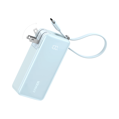 Anker Power Bank (10K, Fusion, Built-In Cable) Anker