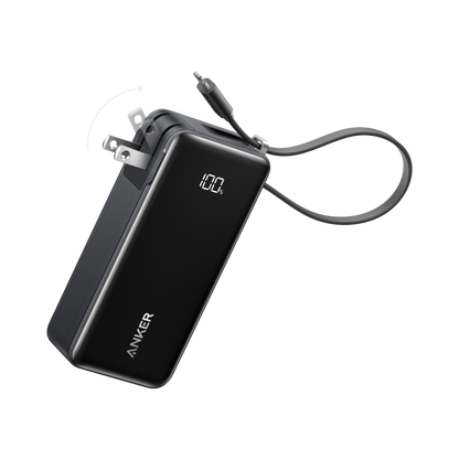 Anker Power Bank (10K, Fusion, Built-In Cable) Anker