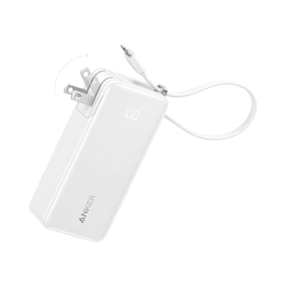 Anker Power Bank (10K, Fusion, Built-In Cable) Anker