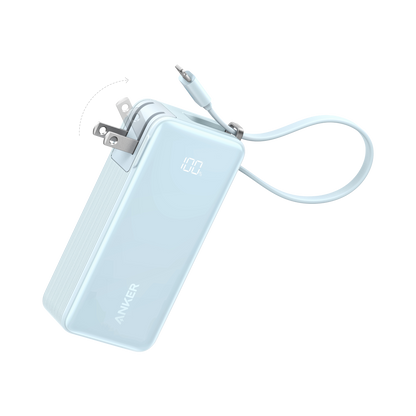 Anker Power Bank (10K, Fusion, Built-In Cable) Anker