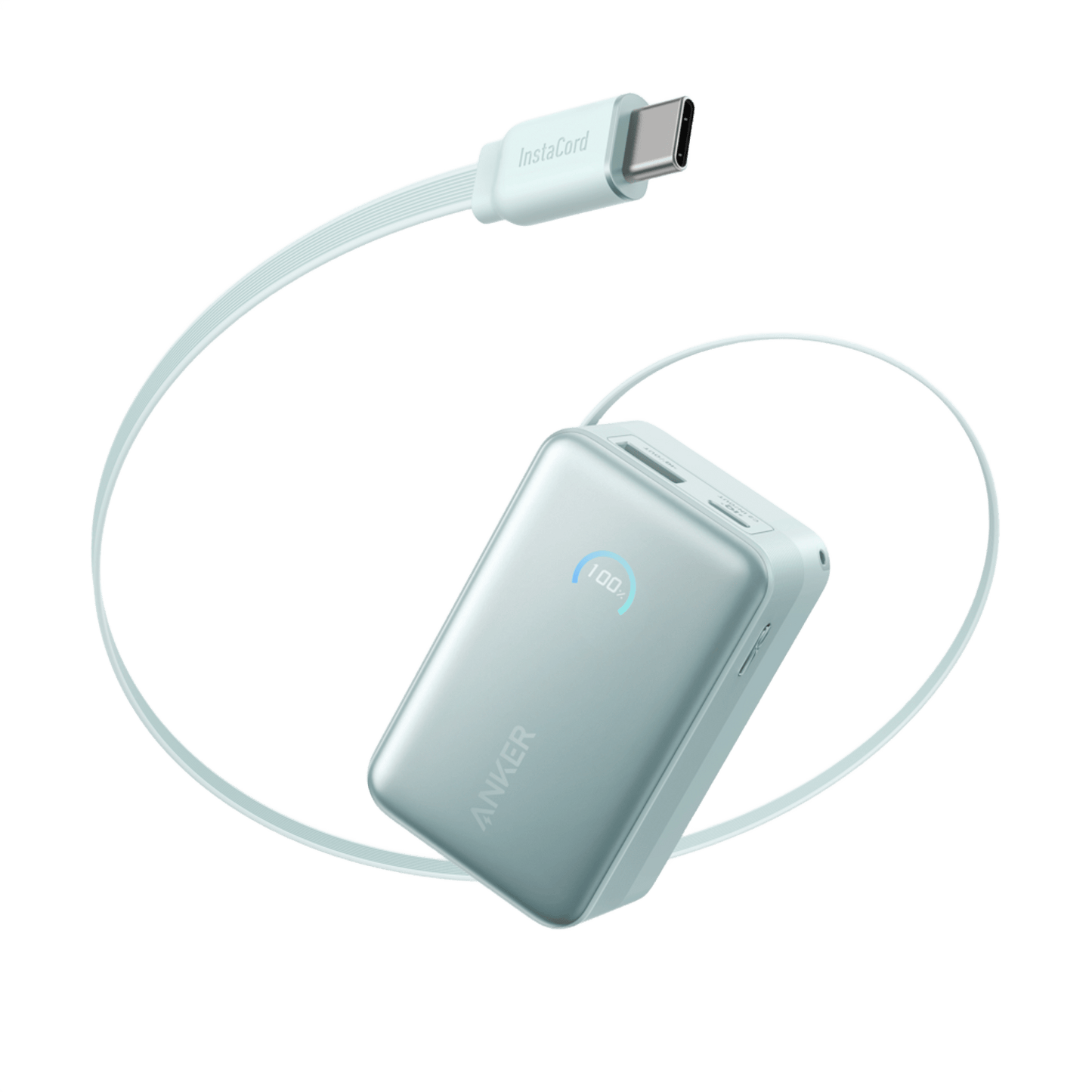 Anker Nano Power Bank (10K, 45W, Built-In Retractable USB-C Cable) Anker