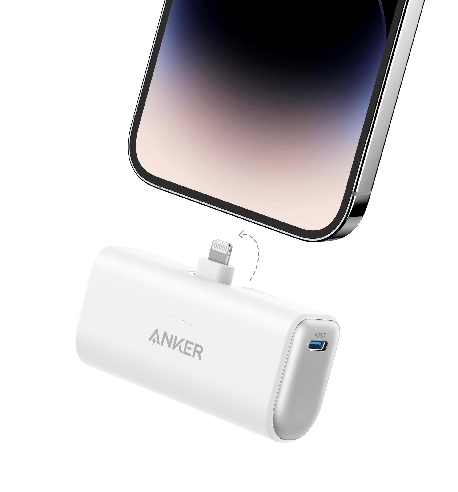 Anker Nano Power Bank (12W, Built-In Lightning Connector) Anker