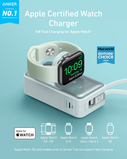 Anker MagGo Power Bank (10K, 35W, For Apple Watch) Anker