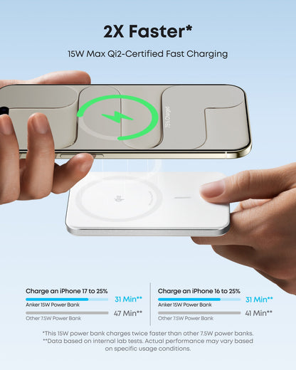 Anker Nano Power Bank (5K, MagGo, Slim) Anker