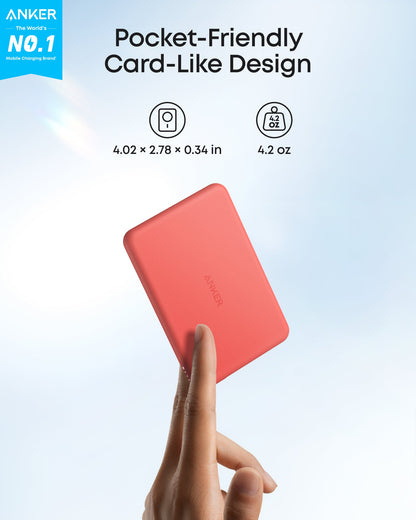 Anker Nano Power Bank (5K, MagGo, Slim) Anker