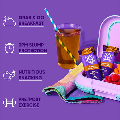 Almond Butter Chip (12 Bars) - IQ Bar - The Track and Field Store