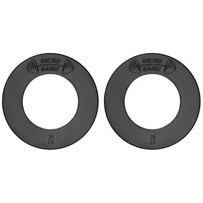 Micro Gainz Olympic Size Fractional Weight Plates Pair of .25LB Plates