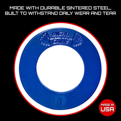 Micro Gainz Olympic Size Fractional Weight Plates Pair of .75LB Plates