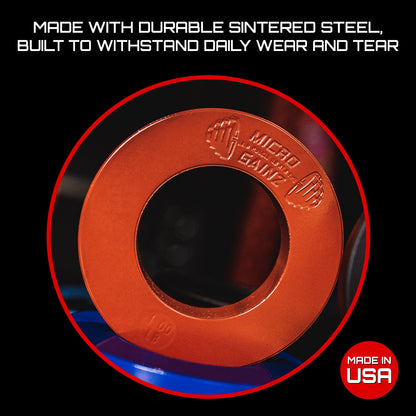 Micro Gainz Olympic Size Fractional Weight Plates Pair of 1LB Plates
