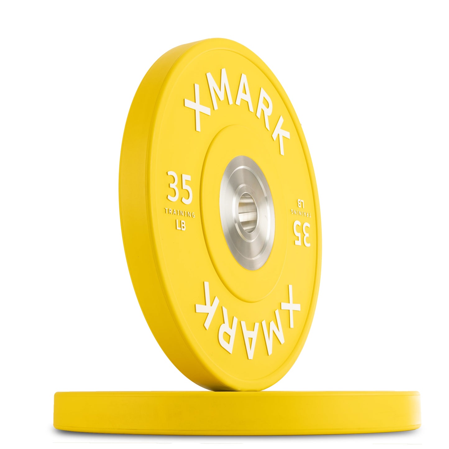 Commercial Color Bumper Plates with Chrome Insert