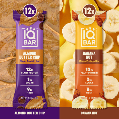 Almond Butter Chip & Banana Nut (24 Bars)
