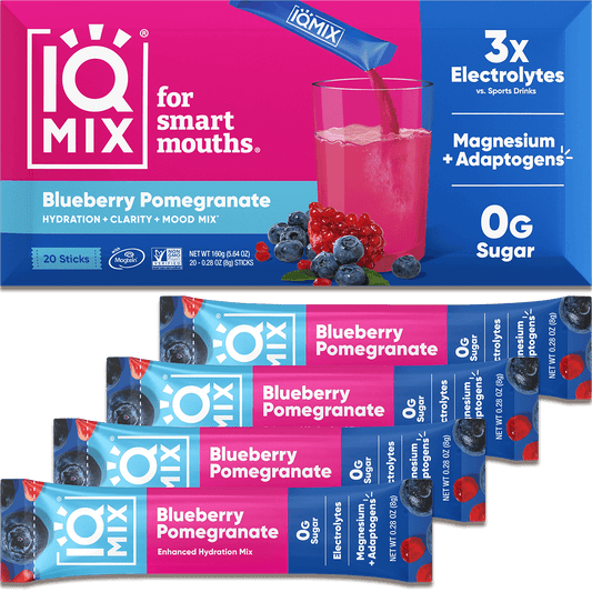Blueberry Pomegranate (20 Sticks) - IQ Bar - The Track and Field Store