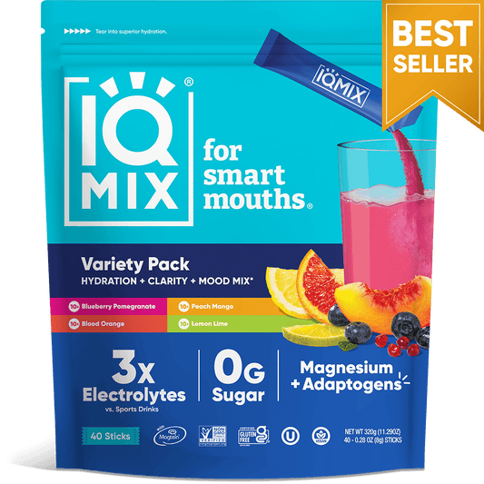 IQMIX Variety Pack (40 Sticks) - IQ Bar - The Track and Field Store