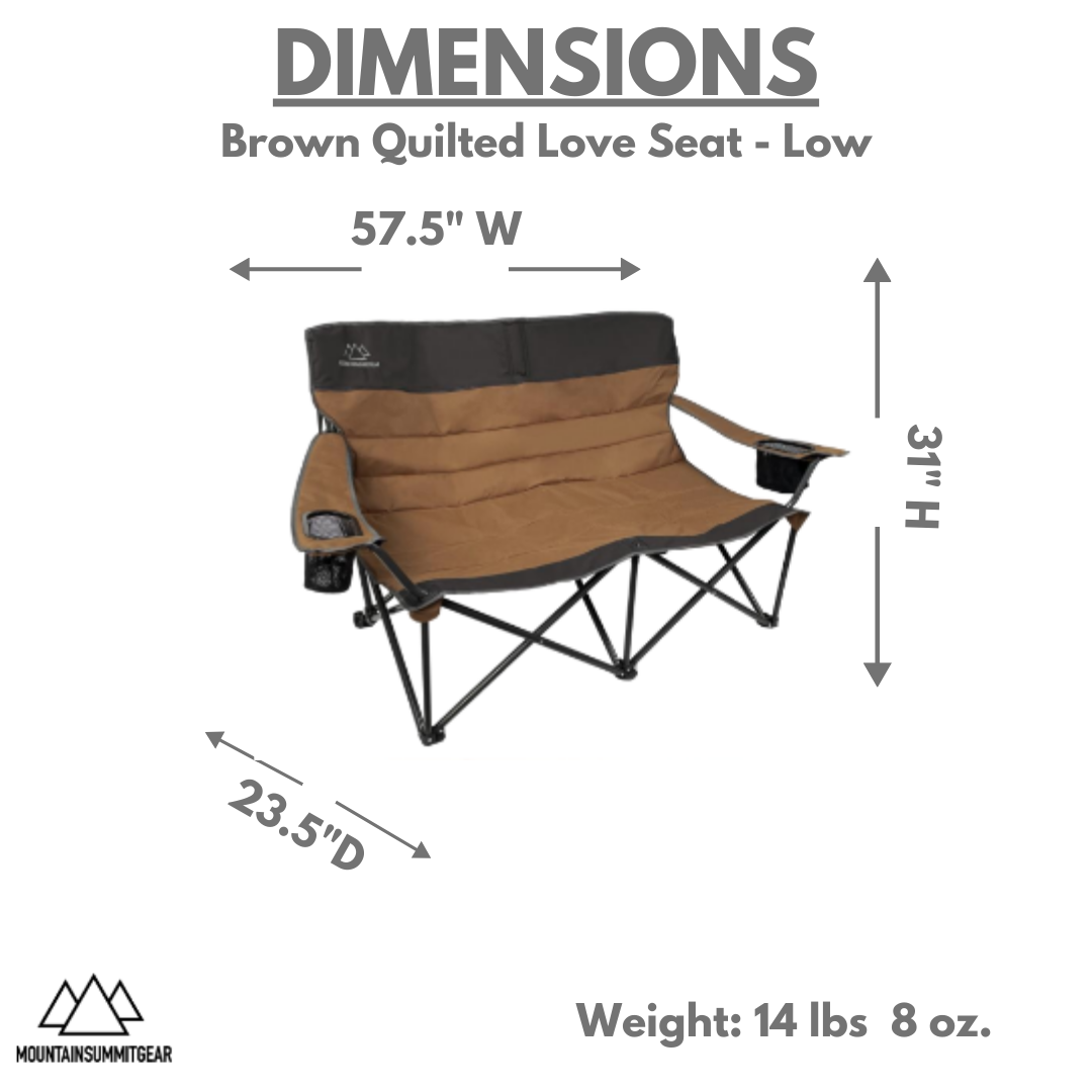 Quilted 2-Person Seat - Mountain Summit Gear - The Track and Field Store