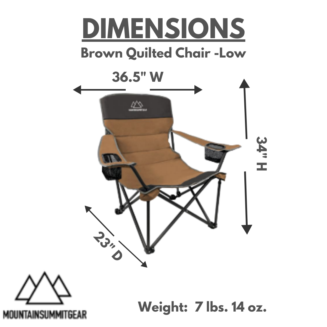 Quilted Chair - Mountain Summit Gear - The Track and Field Store