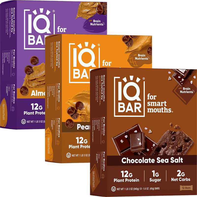 Chocolate Lovers Bundle (36 Bars) - IQ Bar - The Track and Field Store