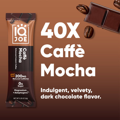 Caffè Mocha (40 Sticks) - IQ Bar - The Track and Field Store