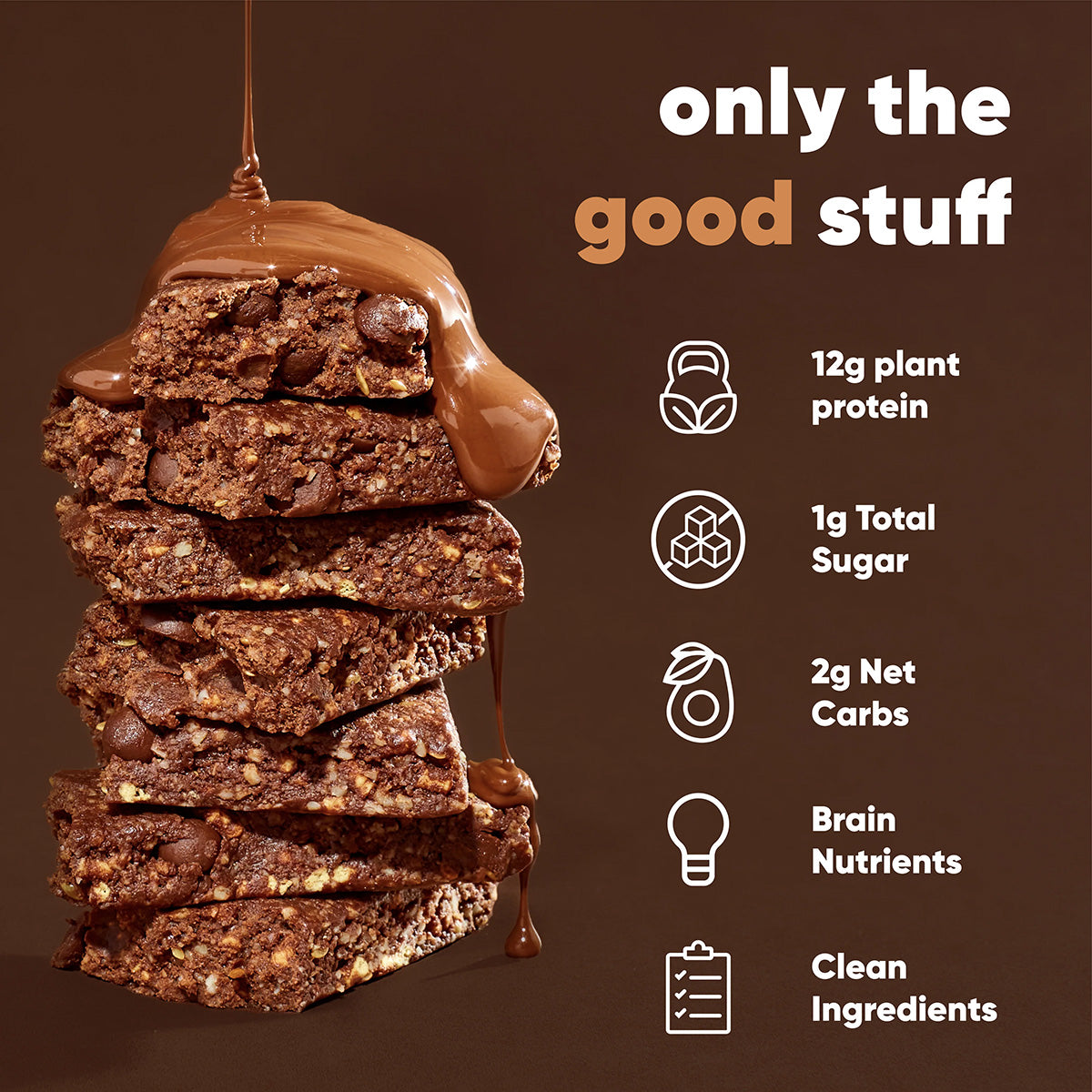 Chocolate Sea Salt (12 Bars) - IQ Bar - The Track and Field Store