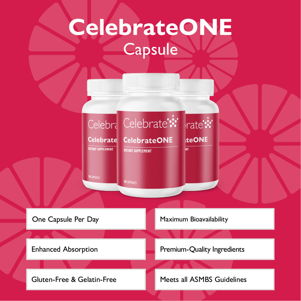 CelebrateONE Bariatric One A Day Multivitamin Capsules, Iron Free - Celebrate Vitamins Celebrate Vitamins