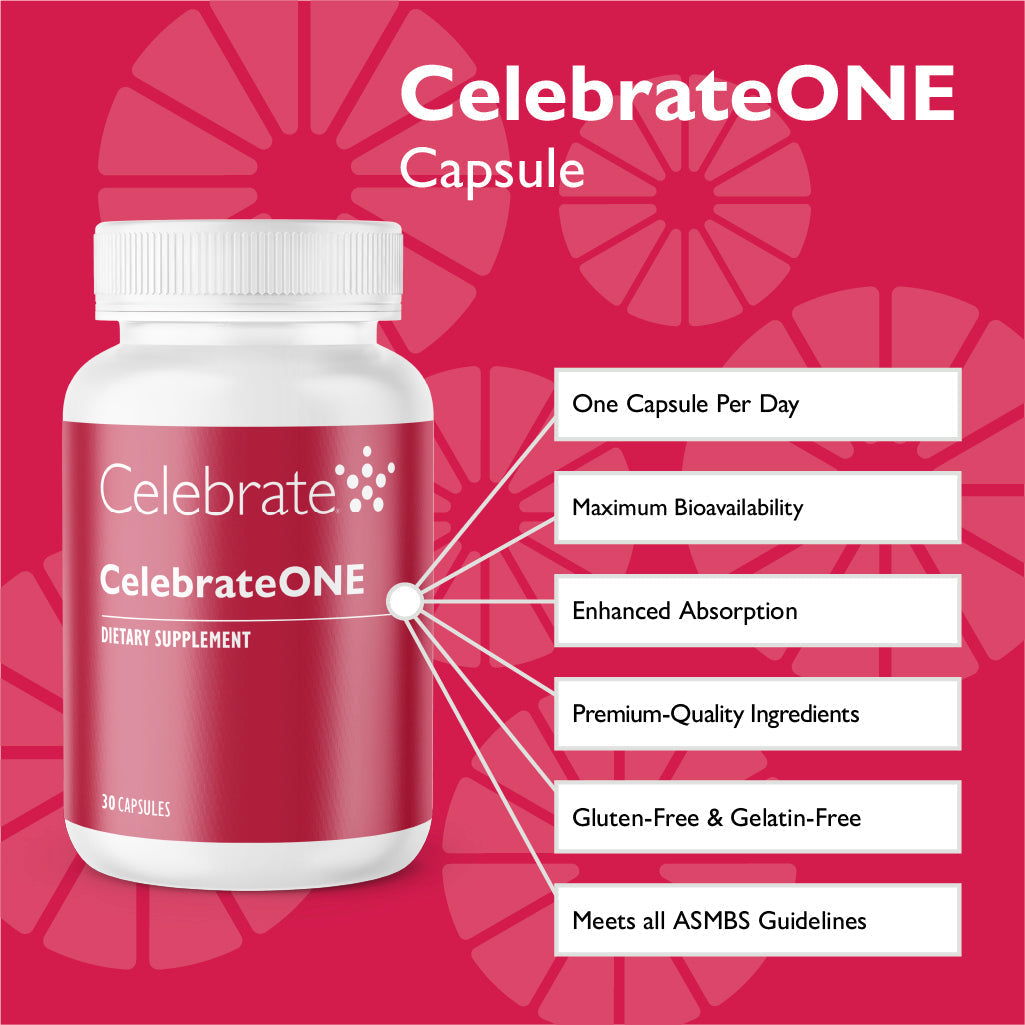 CelebrateONE Bariatric One A Day Multivitamin Capsules, Iron Free - Celebrate Vitamins Celebrate Vitamins