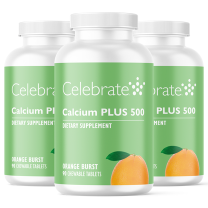 Calcium PLUS 500 Chewable - Celebrate Vitamins Celebrate Vitamins