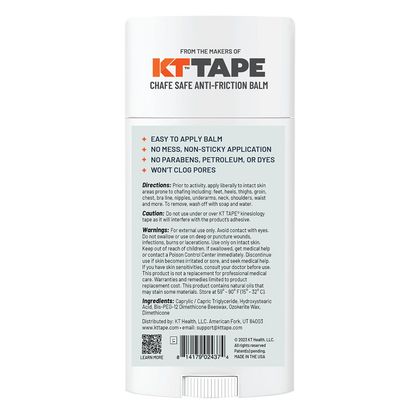 KT Health Chafe Safe™ Anti-Friction Balm - The Track and Field Store