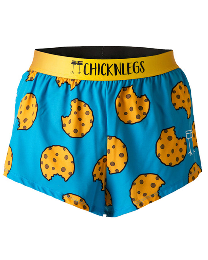 Men's Chocolate Chip Cookies 2" Half Split Shorts - ChicknLegs Triathlete Store