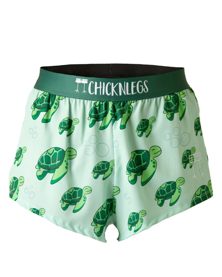Men's Sea Turtles 2" Half Split Shorts - ChicknLegs Triathlete Store