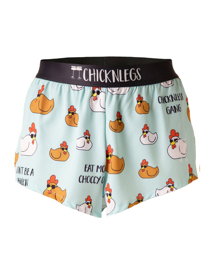 Men's Swaggy Chickens 2" Half Split Shorts - ChicknLegs Triathlete Store