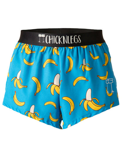 Men's Blue Bananas 2" Half Split Shorts - ChicknLegs Triathlete Store