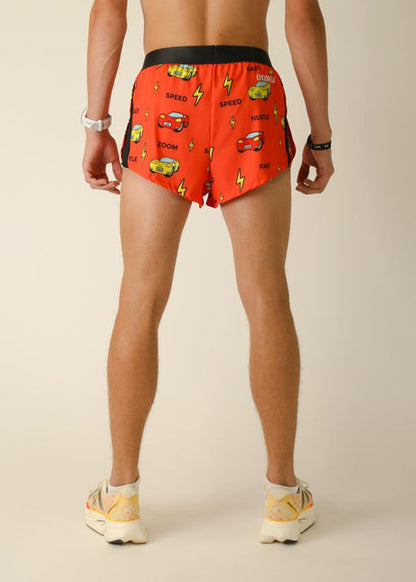 Men's Cars 2" Half Split Shorts - ChicknLegs Triathlete Store