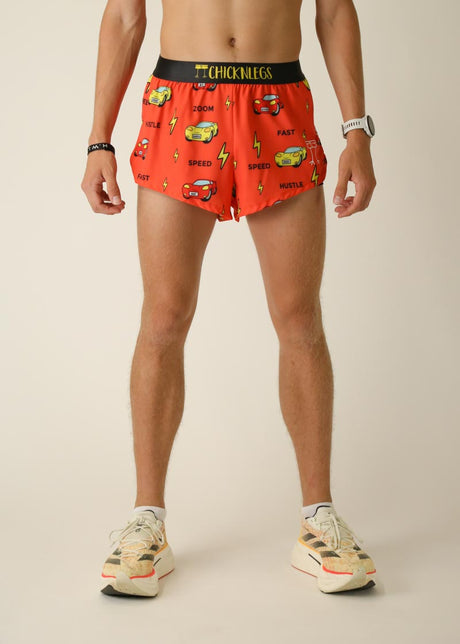 Men's Cars 2" Half Split Shorts - ChicknLegs Triathlete Store