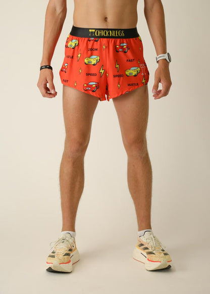 Men's Cars 2" Half Split Shorts - ChicknLegs Triathlete Store