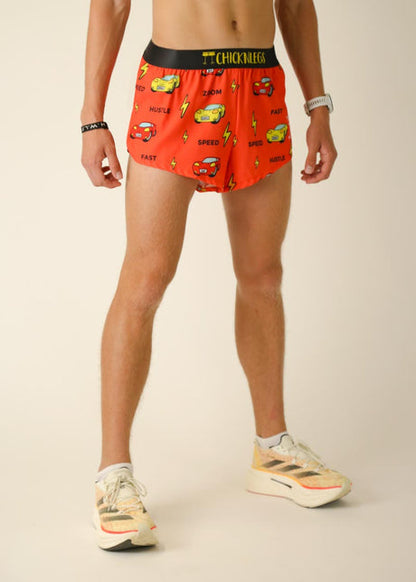 Men's Cars 2" Half Split Shorts - ChicknLegs Triathlete Store