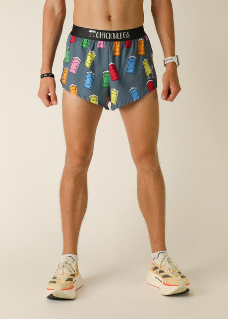 Men's Porta Potty 2" Half Split Shorts - ChicknLegs Triathlete Store