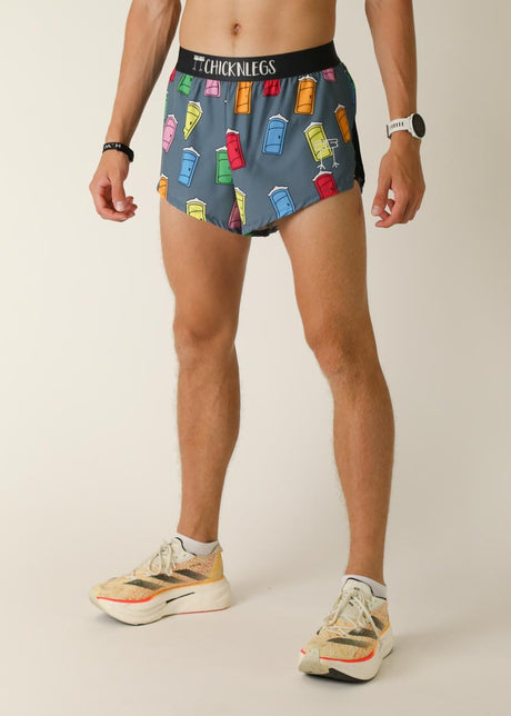 Men's Porta Potty 2" Half Split Shorts - ChicknLegs Triathlete Store
