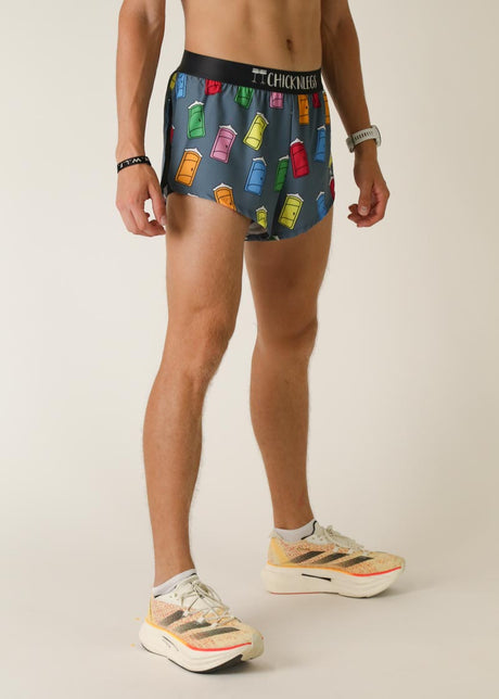 Men's Porta Potty 2" Half Split Shorts - ChicknLegs Triathlete Store