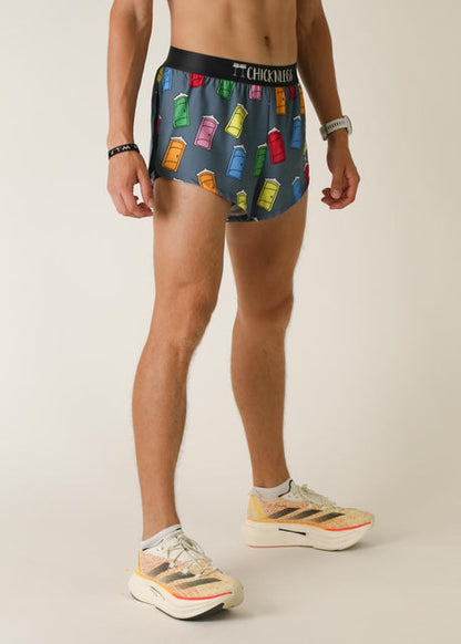 Men's Porta Potty 2" Half Split Shorts - ChicknLegs Triathlete Store