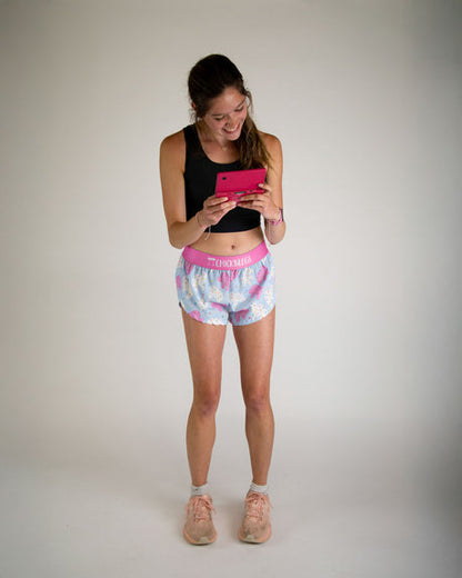 Women's Animal Cookies 1.5" Split Shorts - ChicknLegs