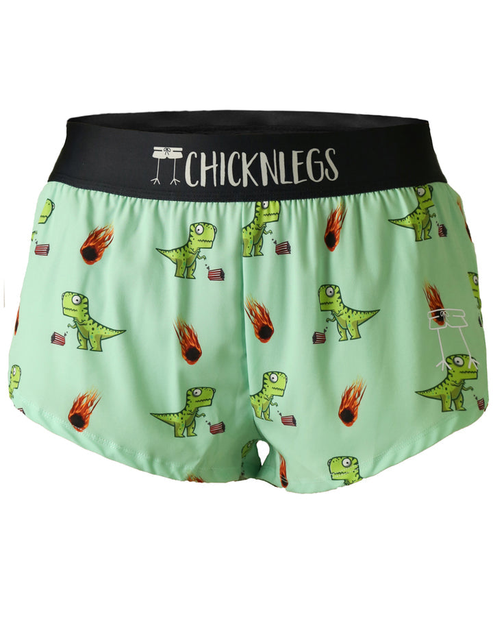 Women's DINO-SORE 1.5" Split Shorts - ChicknLegs Triathlete Store