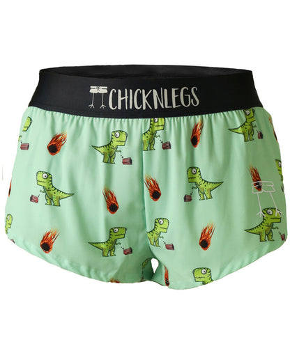 Women's DINO-SORE 1.5" Split Shorts - ChicknLegs Triathlete Store