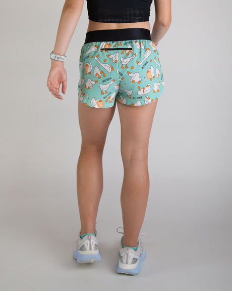 Women's Silly Goose 1.5" Split Shorts - ChicknLegs