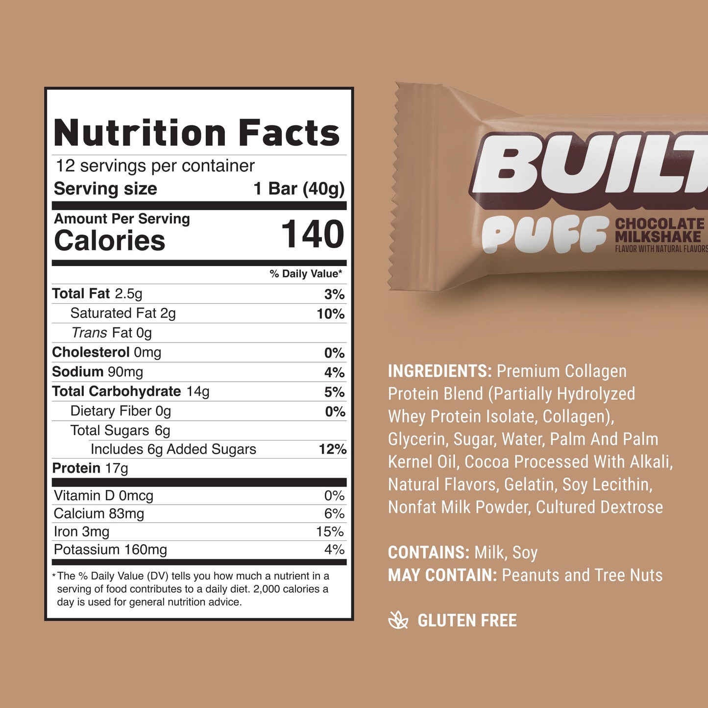 Chocolate Milkshake Puff - BUILT